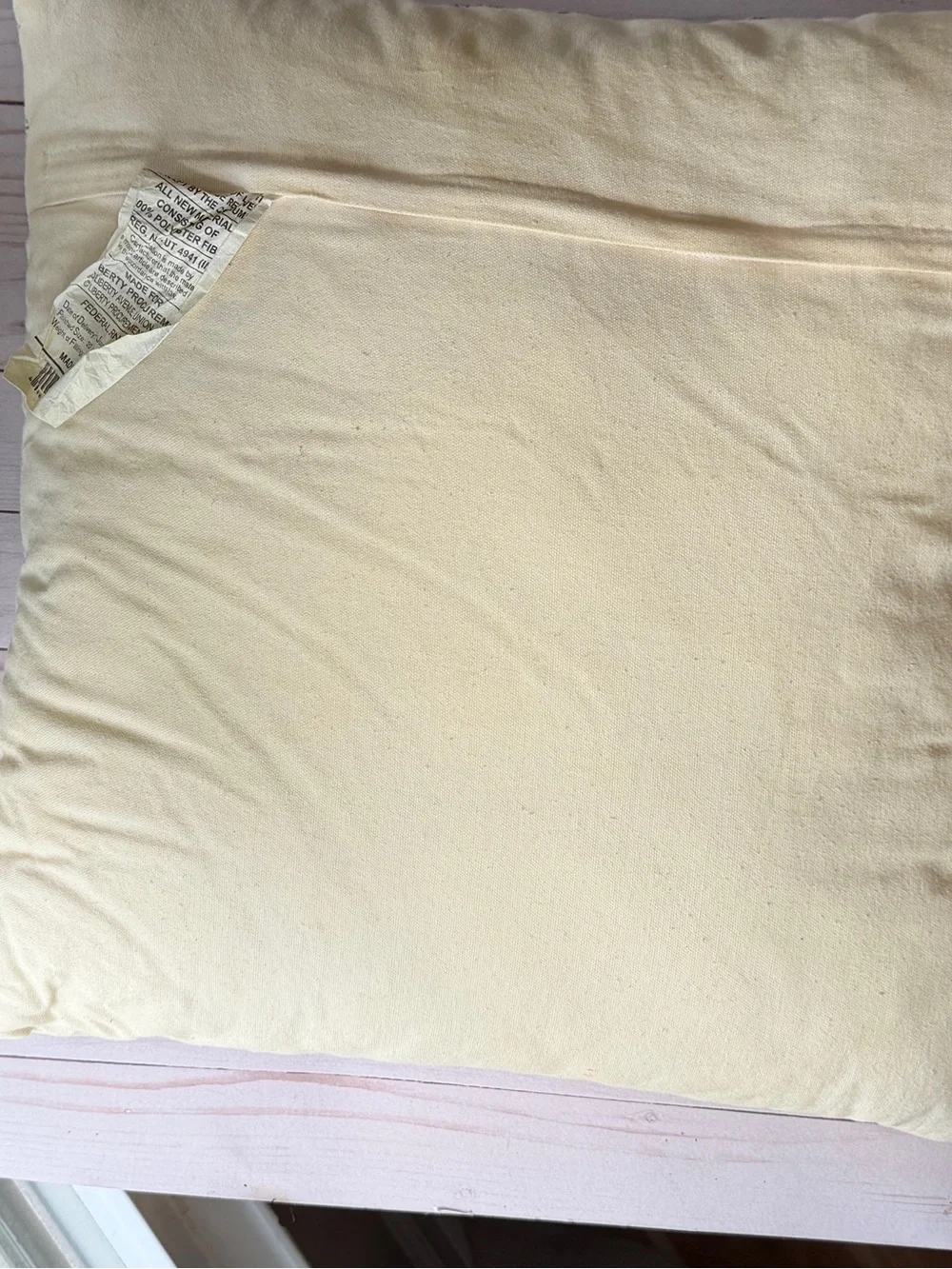 Yellow Fern Print Decorative Pillow